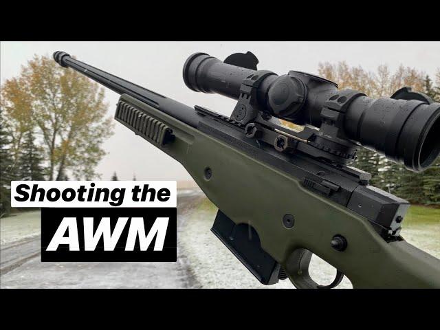 Shooting the AWM - PUBG Guns in Real Life