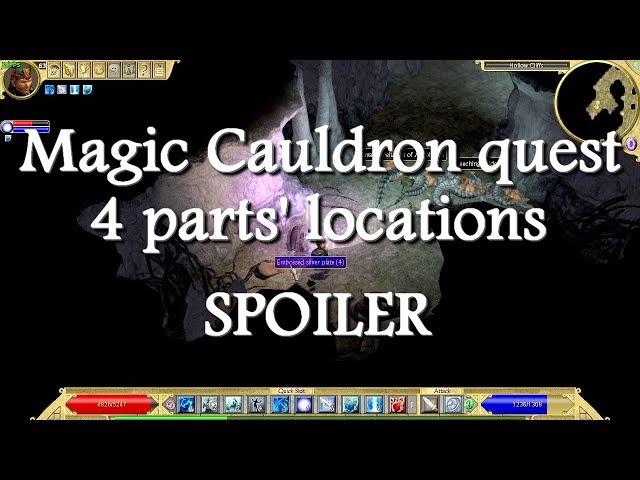 Titan Quest Ragnarok Magic Cauldron quest parts locations