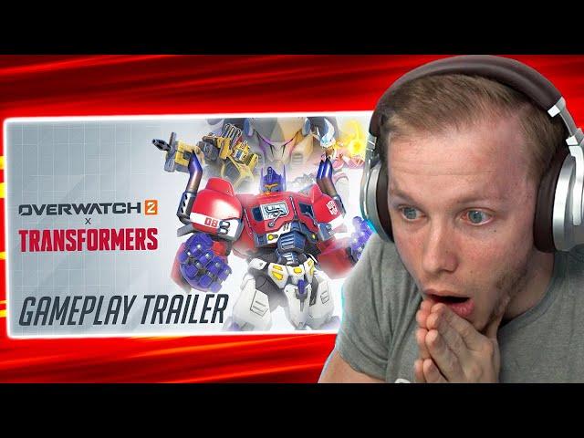 THESE TRANSFORMERS SKINS ARE INSANE!! | Jay3 Reacts to Transformers Collab Gameplay Trailer