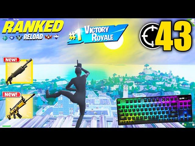 Apex Pro TKL ASMR  43 Kills Unreal Ranked Reload Satisfying Keyboard OG Fortnite Reload 540FPS 4K