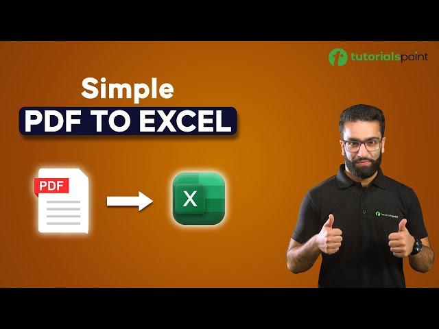 Simple PDF to Excel Tutorial (Quick & Easy) | Convert Data in Seconds!