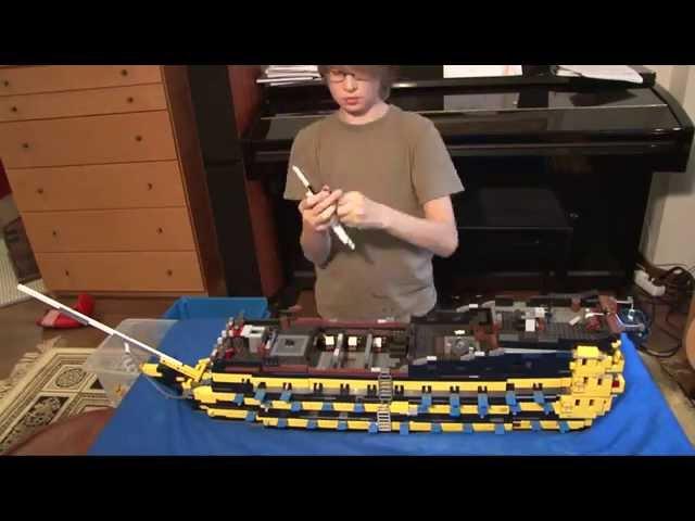 Lego Warship HMS Victory Construction