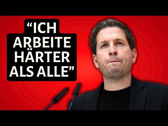 Eilmeldung: Kühnert jammert über zu viel Arbeit und macht sich komplett lächerlich