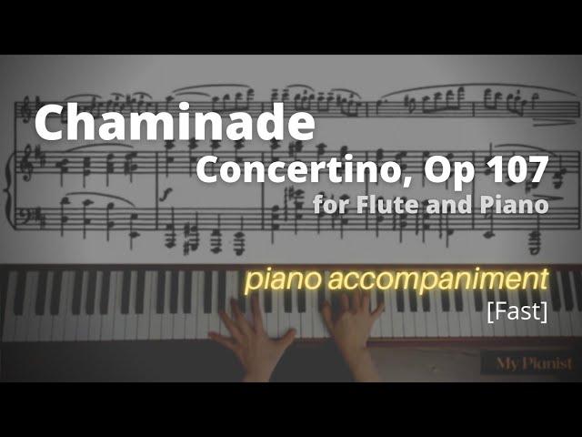 Chaminade - Concertino, Op. 107: Piano Accompaniment [Fast]