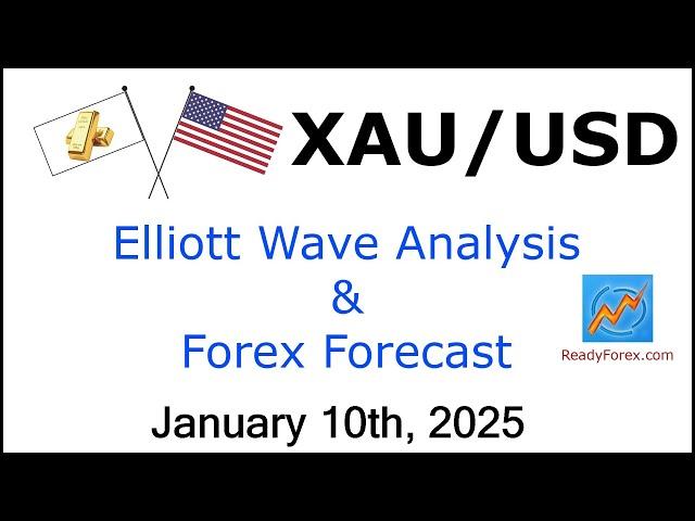 XAUUSD Elliott Wave Analysis | Gold Analysis | January 10, 2025 | XAUUSD Analysis Today