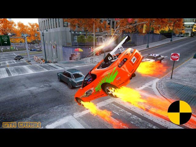 GTA 4 CRASH TESTING REAL CAR 472