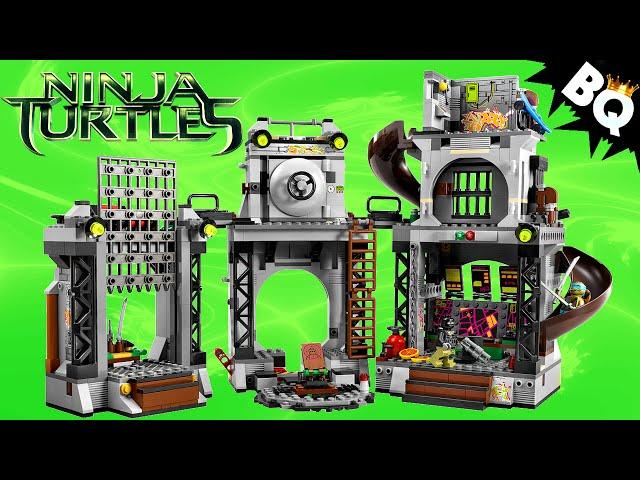 LEGO Ninja Turtle Lair Invasion 79117 TMNT Review - BrickQueen