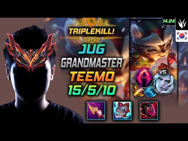 Teemo Jungle Build Nashor's Tooth Dark Harvest - LOL KR GrandMaster Patch 14.24