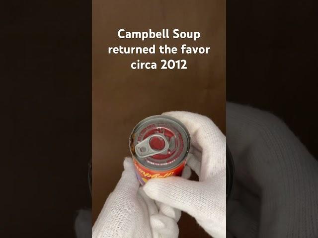 Campbell Soup commemorative tomato soup can