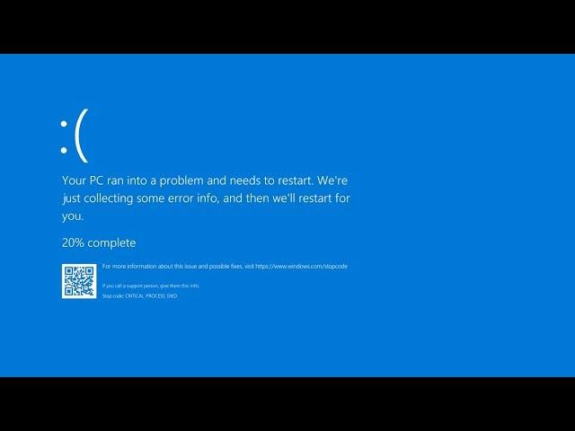 Blue Screen Of Death