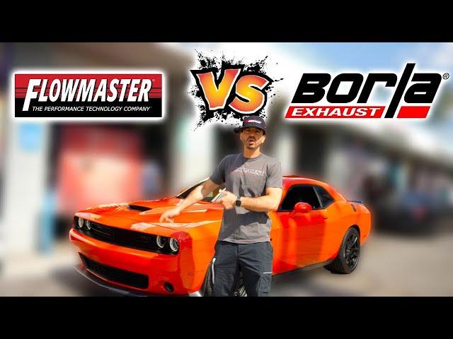 BEST EXHAUST FOR Challenger R/T | Flowmaster VS Borla VS Muffler delete