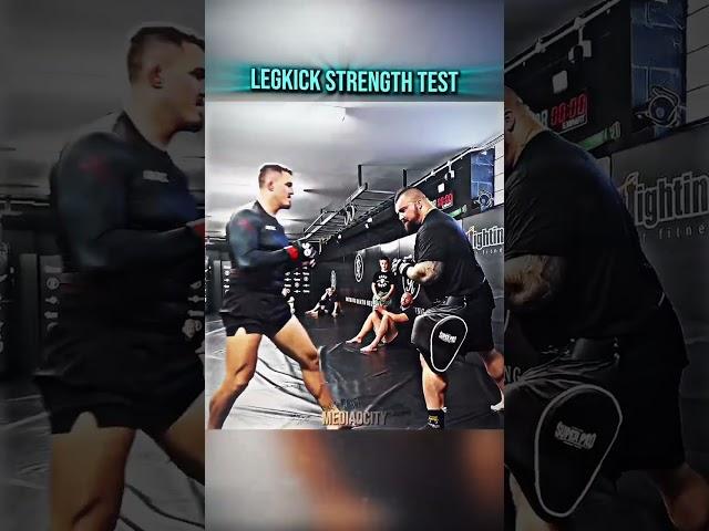 Strongman vs Pro MMA Fighter  #shorts #strongman #mma #trending