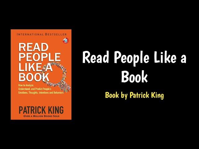 Read People Like a Book by Patrick King Audiobook | Book Summary in Detail