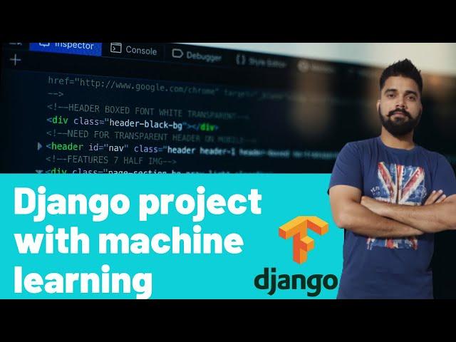 Making django project with machine learning with source code