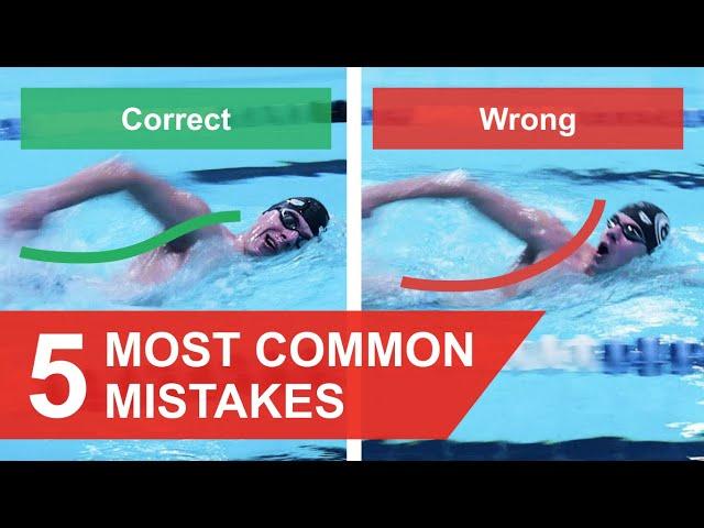 FREESTYLE SWIMMING: 5 MOST COMMON MISTAKES