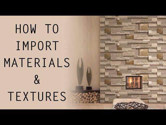 ARCHICAD: HOW TO IMPORT MATERIALS & TEXTURES