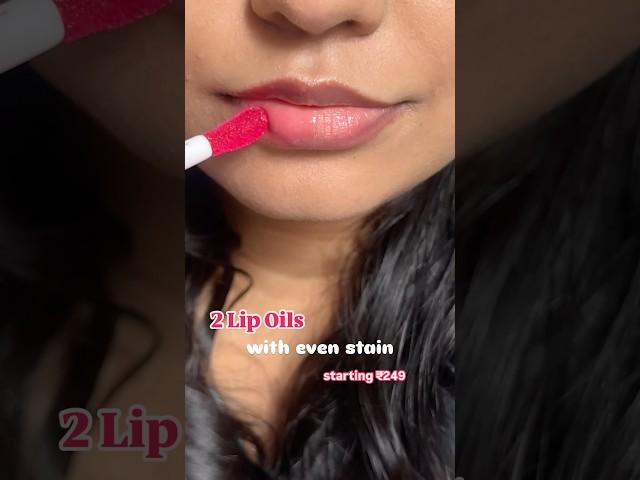 Swatching 2 Lip Oils - Kiro Lip Oil & Mars Lip Oil | Affordable Lip Oil India
