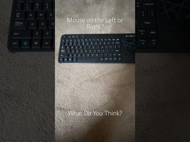 Where do you put your mouse? #laptopaccessories #mouse #leftorright #whichisbest