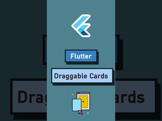 Flutter Draggable Cards #shorts