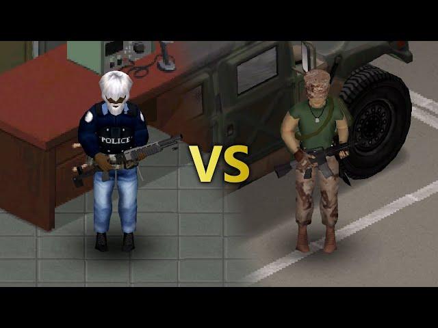 Who's Better? The Officer Or The Veteran In Project Zomboid