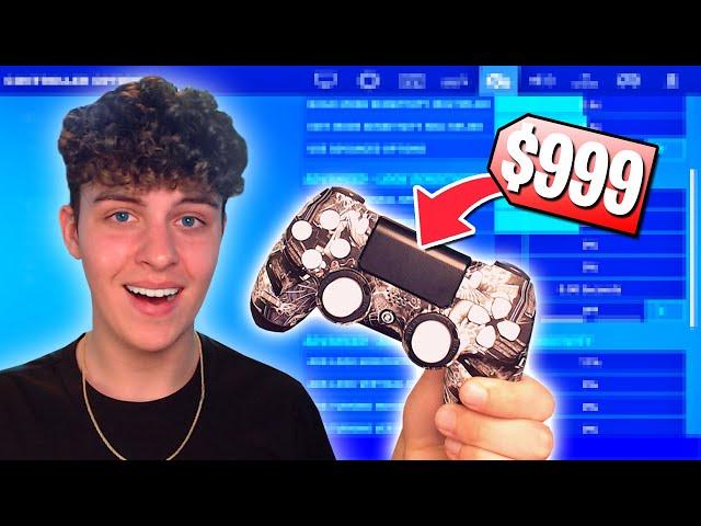 Buying The MOST EXPENSIVE Controller, Then Using it in Fortnite...