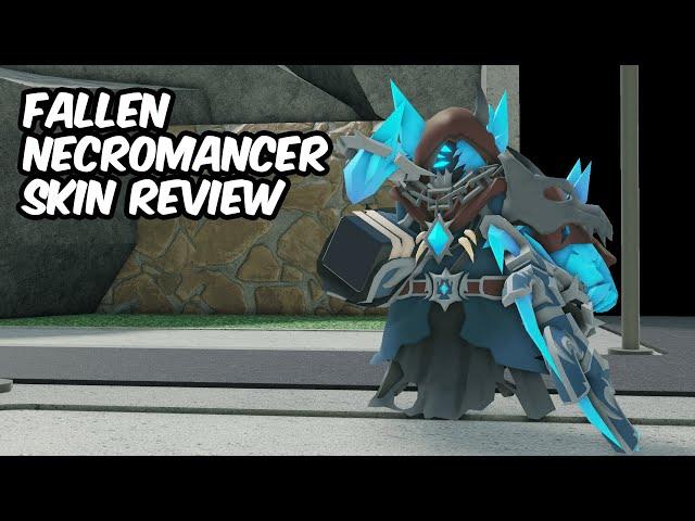 FALLEN NECROMANCER SKIN REVIEW | Tower Defense Simulator | ROBLOX