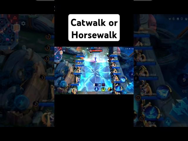 Mlbb runway catwalk or horsewalk️‍ #catwalk #fashion #model #mobilelegends