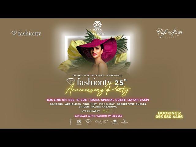 KRAIZ live at Fashion TV 25th Anniversary Café del Mar Phuket