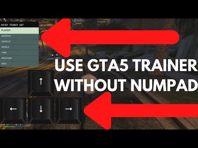 GTA 5 - How To Use Native Trainer Without NumPad (Change Hotkeys)