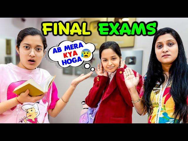 FINAL EXAMS | Study Ki Tension Badh Gayi  | Kya Plan Hai Ab? | Cute Sisters