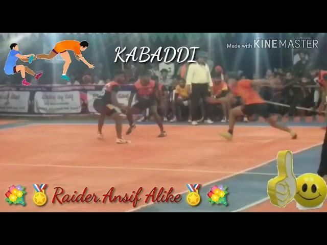 Mate Kabaddi Match 2019 Raider Ansif