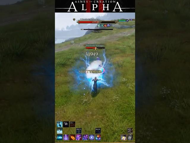 Ashes of Creation - Mage Kiting | Solo Leveling