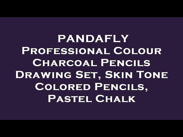 PANDAFLY Professional Colour Charcoal Pencils Drawing Set, Skin Tone Colored Pencils, Pastel  Review