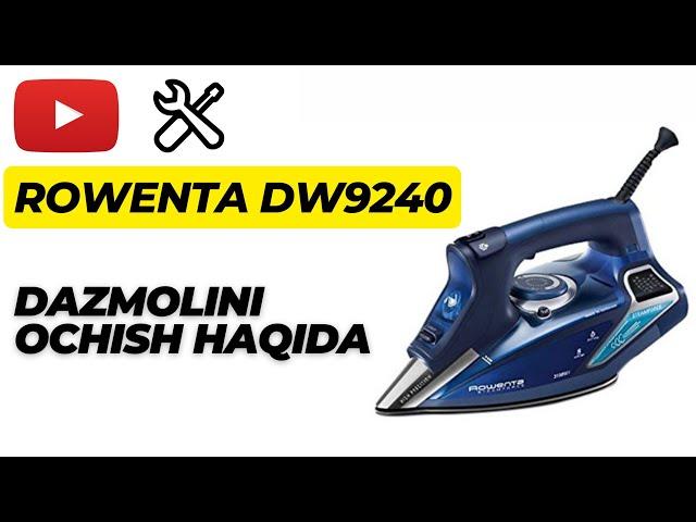 разборка утюга ROWENTA DW 9240