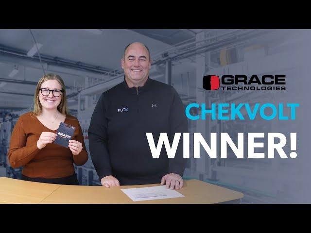 Announcing the winner of Grace's ChekVolt $50 gift card!