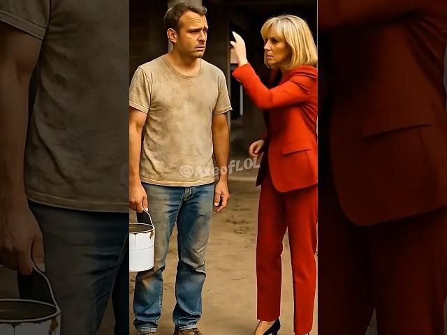 "Macron is very hardworking" Parody #macron #brigitte #memes