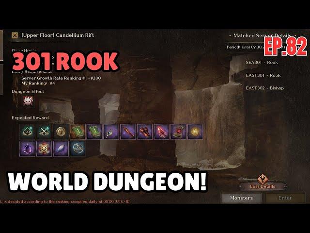 LIVE ! Night Crows - WORLD DUNGEON 301 ROOK ! LEGENDARY SKILL AGAIN?!