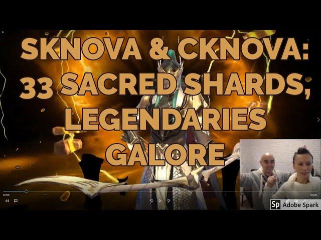 SKNOVA and CKNOVA:  33 SACRED SHARD OPENING, SO MANY LEGENDARIES!