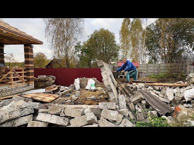 У нас поменялись все планы. Продолжаем собирать урожай. Стройка в деревне. Жизнь простых людей.