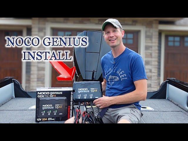 NOCO Genius GenPro 10x3 Onboard Boat Charger: Installation, Programming and Review