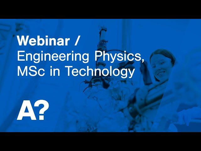 Webinar | Engineering Physics