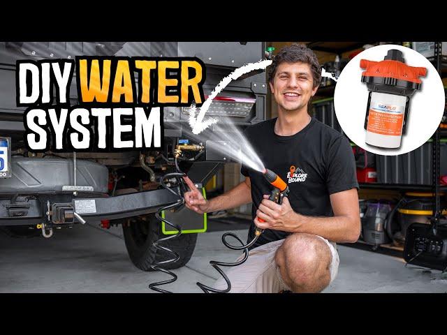 Installing a FULL DIY water tank system in my canopy setup! 