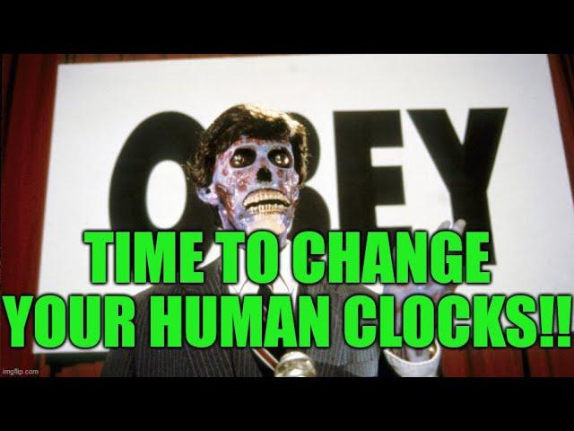 Alien Reptile Lizard Leaders Won't End Daylight Savings Time!!