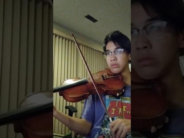 15 year old with intense depression butchers violin playing of Frozen's "Let it Go!