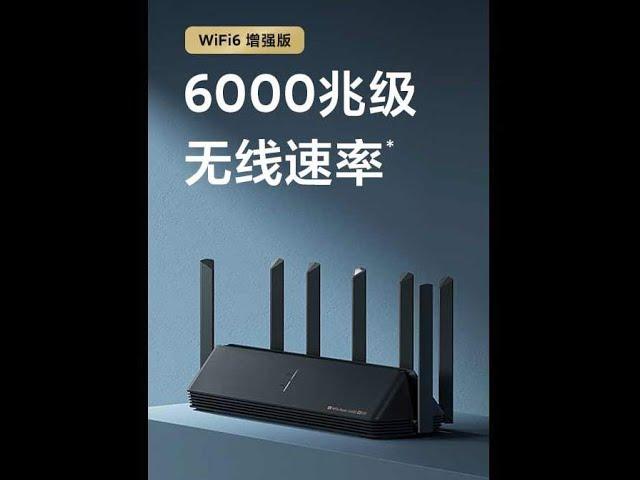 Xiaomi AX6000 router WiFi6 . 小米路由器AX6000 WiFi6