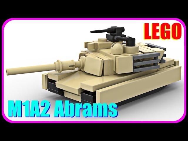 Мини танк M1A2 Abrams из Лего