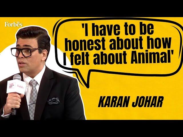 'I have to be honest about how I felt about Animal' : Karan Johar