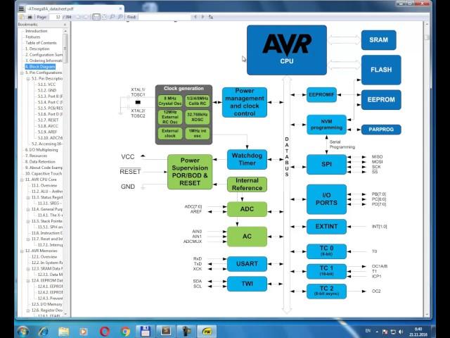 лекция 321. Введение в микроконтроллеры(Atmega-8)