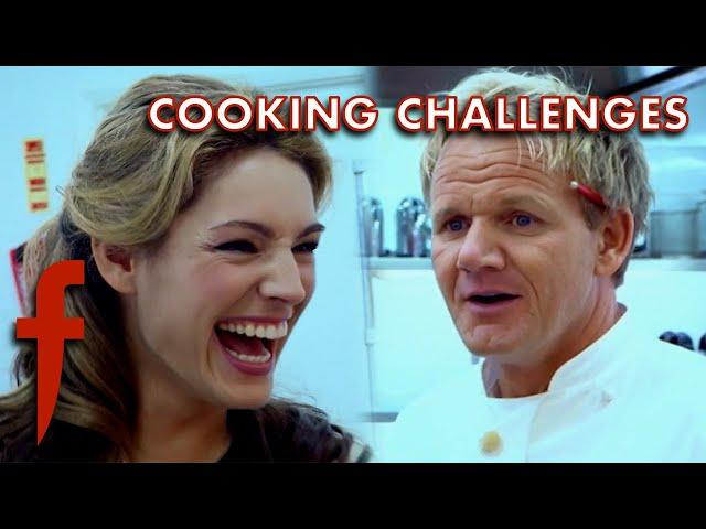 Gordon Challenges Kelly Brook, Ian Wright and Fay Ripley | The F Word | Gordon Ramsay