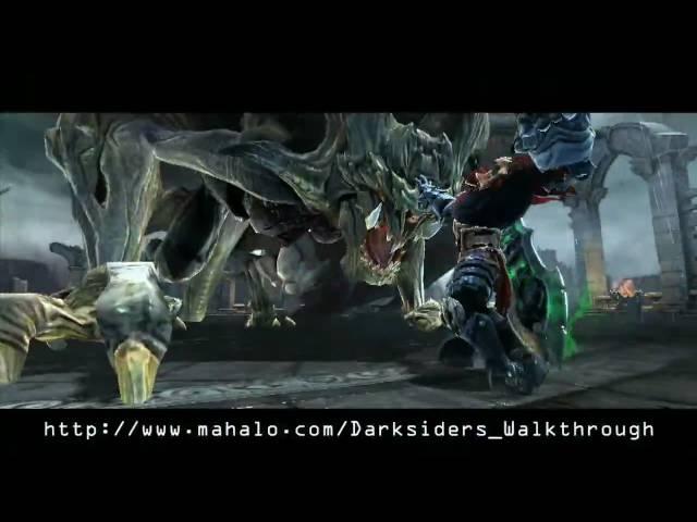 Darksiders Walkthrough - Twilight Cathedral Boss Fight: Tiamat